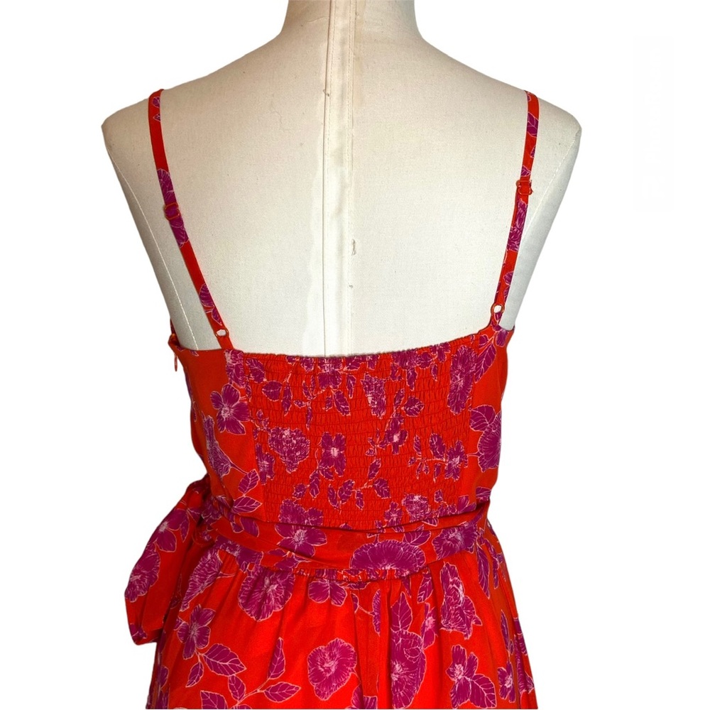 ELIZA J Floral Chiffon Midi Dress - Picture 9 of 16